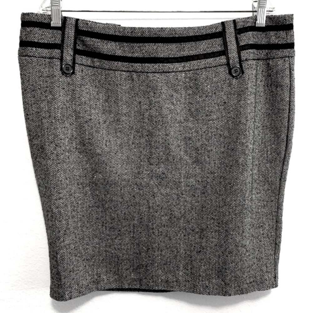 Torrid Black Tweed Mini Skirt